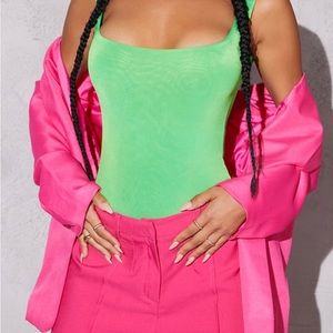 Pretty green bodysuit perfect for summer outfits!